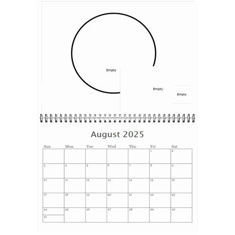20253owlie Calendar By Amanda Bunn Aug 2025