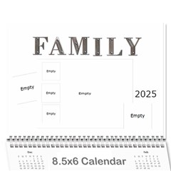 Family 8 5x6 Mini Wall Calendar