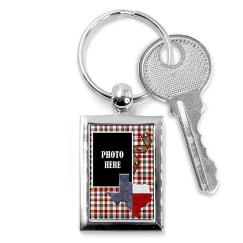 Lone Star Holiday Key Chain By Lisa Minor Front