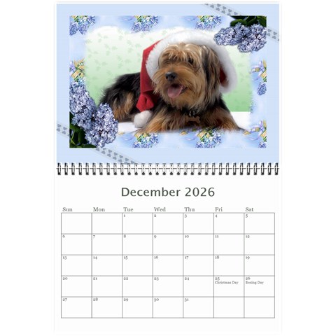 Framed With Flowers 2026 (any Year) Calendar 8 5x6 By Deborah Dec 2026
