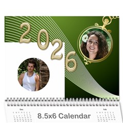 Styled In Green 2026 Calendar (large Numbers) Mini