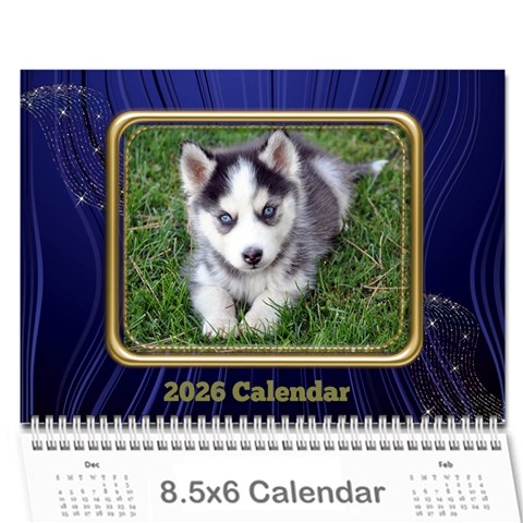 Showcase 2026 (any Year) Calendar 8 5x6 By Deborah Cover