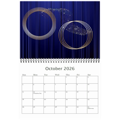 Showcase 2026 (any Year) Calendar 8 5x6 By Deborah Oct 2026