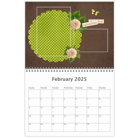 Mini Wall Calendar: Our Family Our Memories By Jennyl Feb 2025