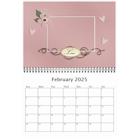 Mini Wall Calendar: Our Family By Jennyl Feb 2025