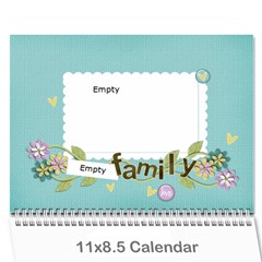 Mini Wall Calendar: Precious Family - Wall Calendar 11  x 8.5  (12-Months)