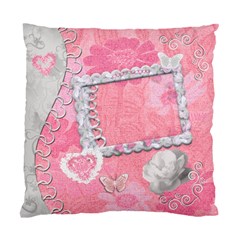 Pink Floral Double Sided Cushion Case (5 styles) - Standard Cushion Case (Two Sides) Pink Floral Double Sided Cushion Case (5 styles) - Standard Cushion Case (Two Sides)