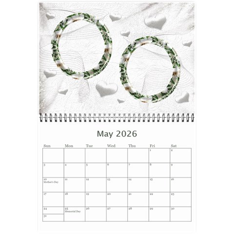 Our Wedding Or Anniversary 2026 (any Year Calendar Mini By Deborah May 2026