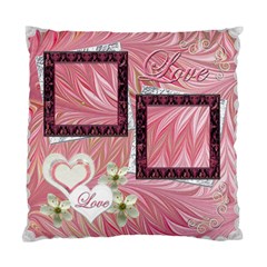 Wedding pink swirl Double Sided Cushion Case (5 styles) - Standard Cushion Case (Two Sides) Wedding pink swirl Double Sided Cushion Case (5 styles) - Standard Cushion Case (Two Sides)