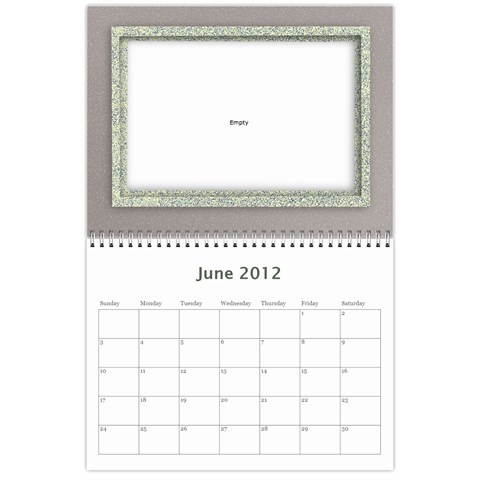 2012 Calendar By Hannah Jun 2012