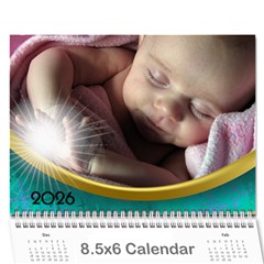 2026 Mini Calendar With Class And Large Numbers