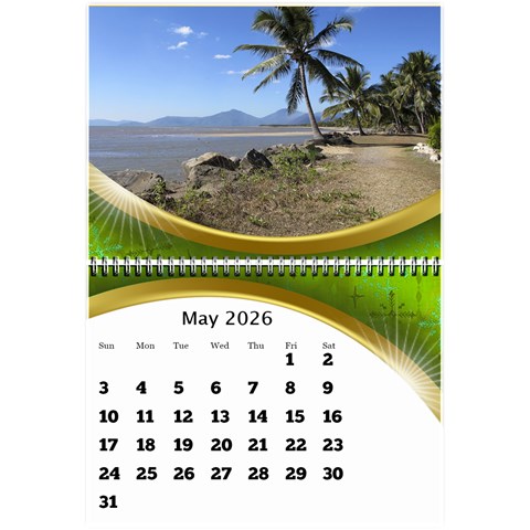 2026 Mini Calendar With Class And Large Numbers By Deborah May 2026