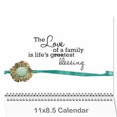 edgcomb calander - Wall Calendar 11  x 8.5  (12-Months)