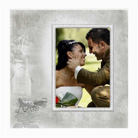 Our Wedding Medium Glass Cloth (2 Sided) By Deborah Front