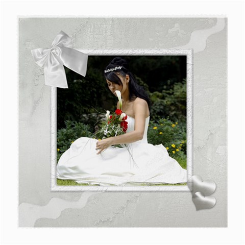Our Wedding Medium Glass Cloth (2 Sided) By Deborah Back