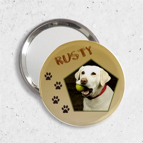 My Dog Handbag Mirror By Deborah Front