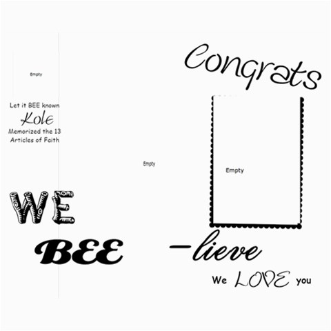Congrats By Gay 10 x8  Print - 2