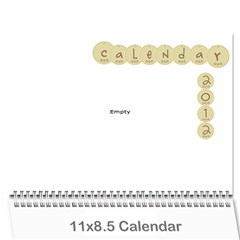 Cal 2012 - Wall Calendar 11  x 8.5  (12-Months)
