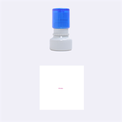 heart1 - Rubber Stamp Round (Small)