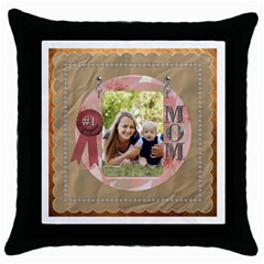 Number One Mom Throw Pillow Case (5 styles) - Throw Pillow Case (Black) Number One Mom Throw Pillow Case (5 styles) - Throw Pillow Case (Black)