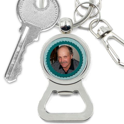 Saw Blade Bottle Opener Key Chain By Deborah Front