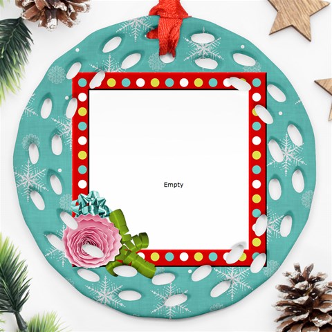 Ornament 2024 Snowflakes By Martha Meier Front