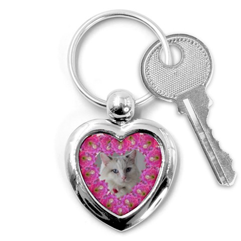 Pink Flower Heart By Deborah Front