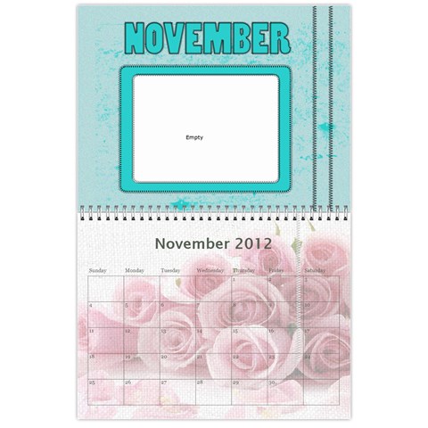 2012 Calendar By Erica Nov 2012