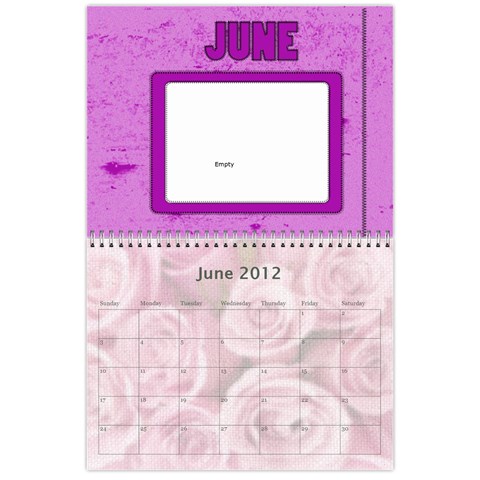 2012 Calendar By Erica Jun 2012