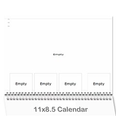 dad - Wall Calendar 11  x 8.5  (12-Months)