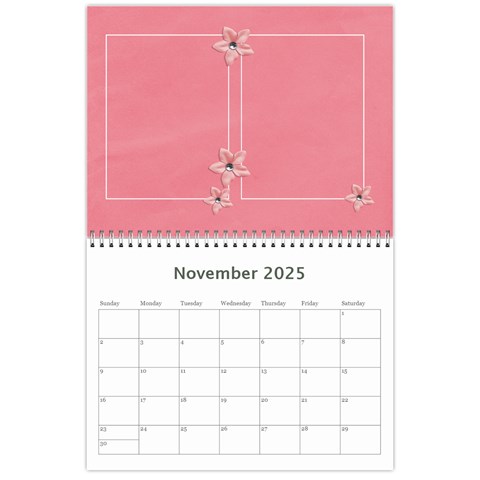 Wall Calendar 11 X 8 5 : Sweet Girl By Jennyl Nov 2025