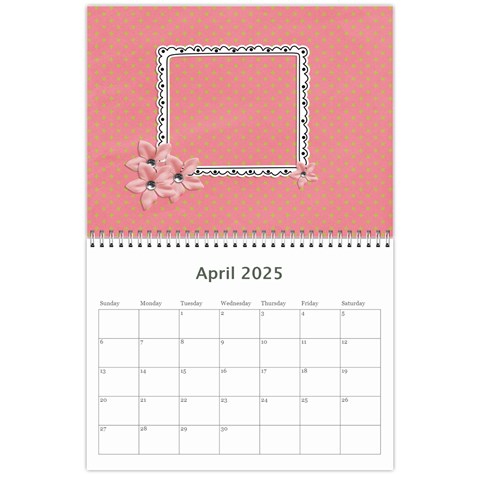 Wall Calendar 11 X 8 5 : Sweet Girl By Jennyl Apr 2025