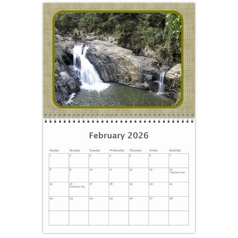 Landscape Picture Calendar By Deborah Feb 2026