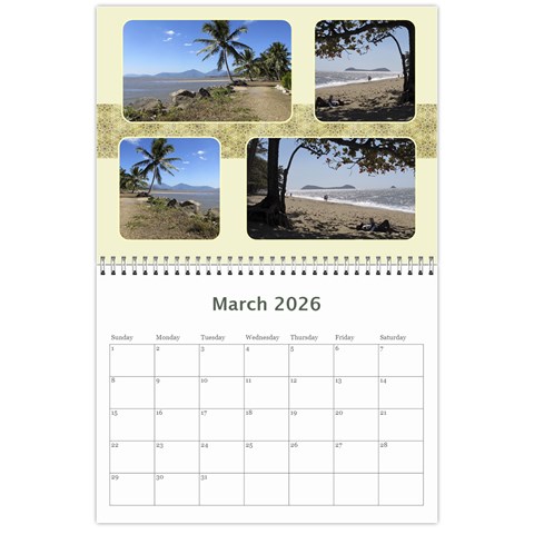 Landscape Picture Calendar By Deborah Mar 2026