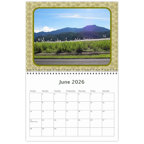 Landscape Picture Calendar By Deborah Jun 2026