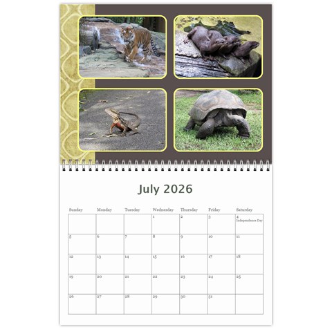 Landscape Picture Calendar By Deborah Jul 2026