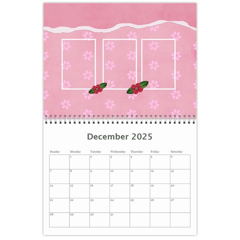 Wall Calendar 11 X 8 5 : Love By Jennyl Dec 2025