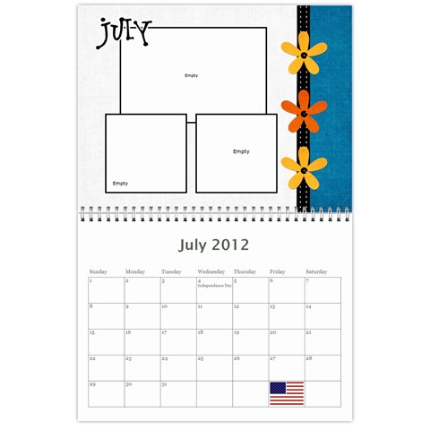 Nan Calendar 4 By Connie Goates Jul 2012