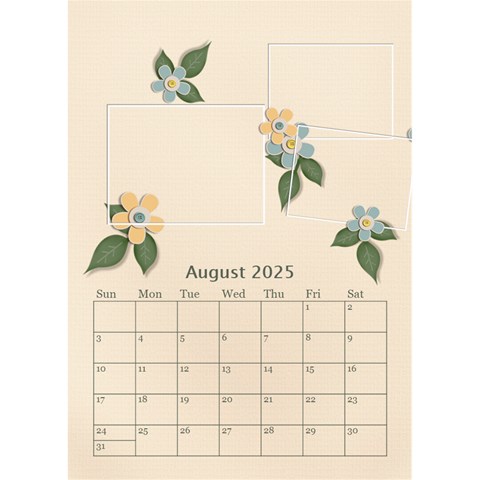 Desktop Calendar 6  X 8 5 : Our Family By Jennyl Aug 2025