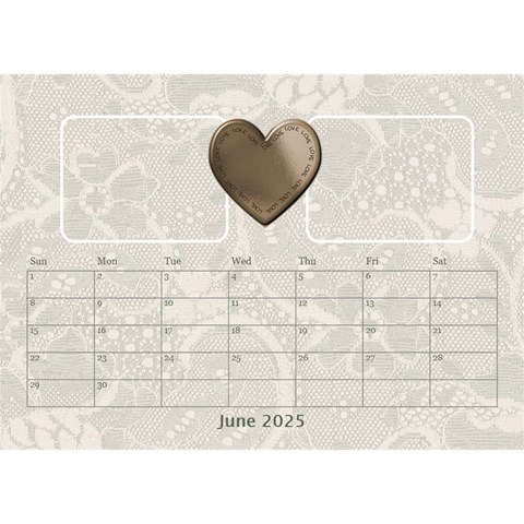 Love Desktop Calendar 8 5x6 By Lil Jun 2025