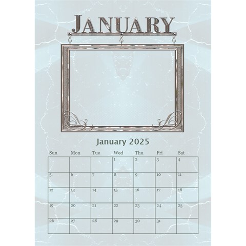 Sweet Baby Boy Desktop Calendar 6 x8 5  By Lil Jan 2025