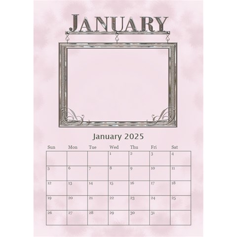 Sweet Baby Girl Desktop Calendar 6 x8 5  By Lil Jan 2025
