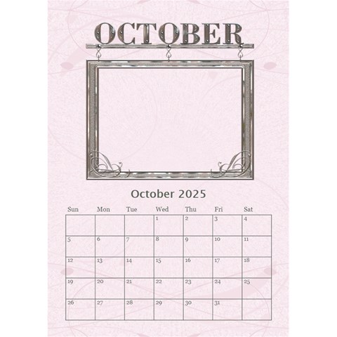 Sweet Baby Girl Desktop Calendar 6 x8 5  By Lil Oct 2025