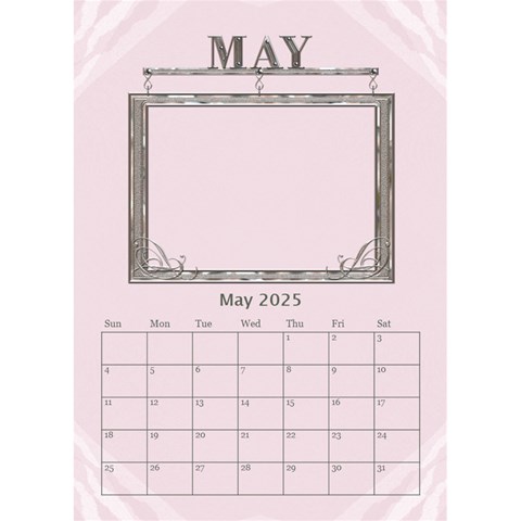 Sweet Baby Girl Desktop Calendar 6 x8 5  By Lil May 2025