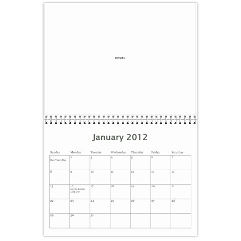 Kalendar By Tania Jan 2012