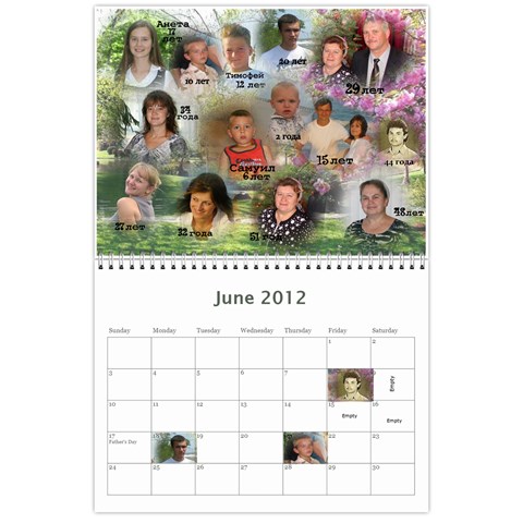 Kalendar By Tania Jun 2012