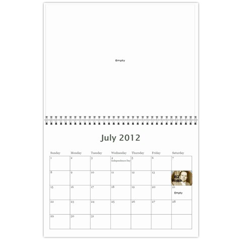 Kalendar By Tania Jul 2012
