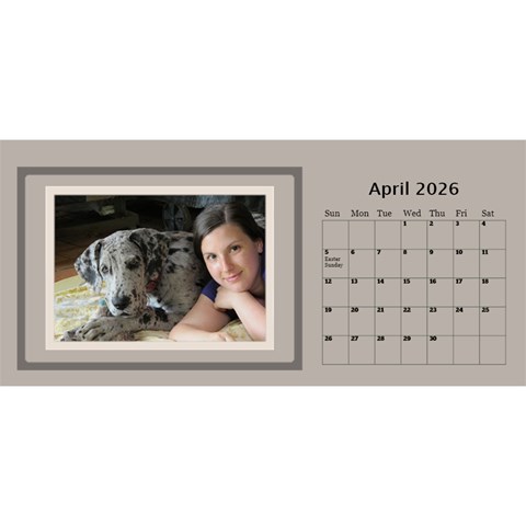 Coffee And Cream 2026 Desktop Calendar (11 Inch) By Deborah Apr 2026