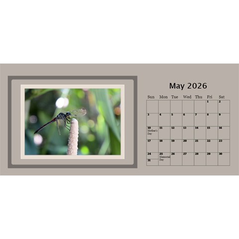 Coffee And Cream 2026 Desktop Calendar (11 Inch) By Deborah May 2026