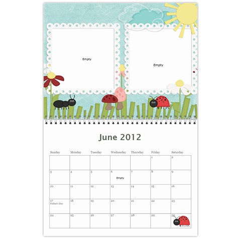 2012 Calendar 1 By Julia Jun 2012